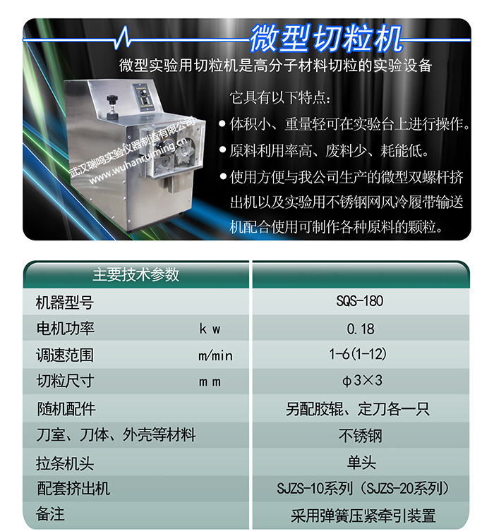 微型切粒機SQS-180